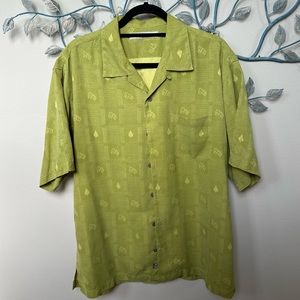 Vintage Tommy Bahama 100% silk shirt Sz M EUC